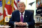 President Donald Trump speaks in the Oval Office of the White House, Thursday, Aug. 27, 2026, in Washington. (AP Photo/Manuel Balce Ceneta)