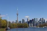 The Toronto skyline as seen from the Toronto Islands. Kathryn Mannie