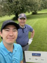 AOLE President Phil Smith with Conrad Kim